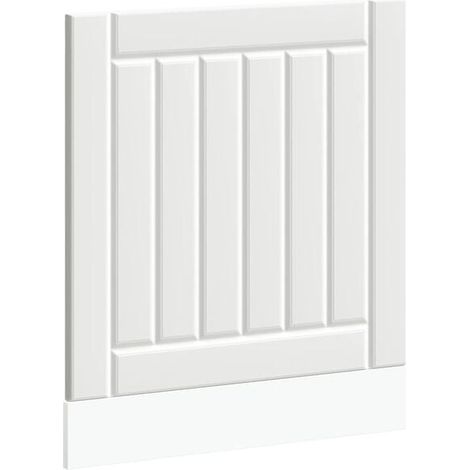 Panneau de lave-vaisselle Lucca blanc bois d'ingénierie (1/5)
