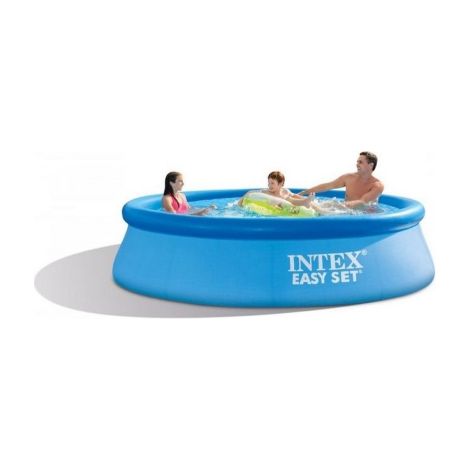 Intex – Piscine hors sol gonflable ronde 244 x 61 cm – Volume 1942 litres – PVC triple couche résistant – Épurateur type H inclus