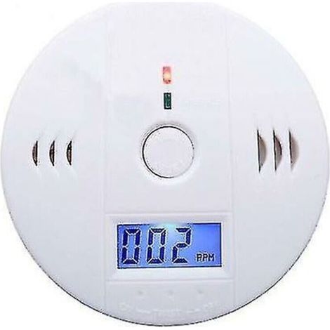 Odipie – Détecteur de monoxyde de carbone – Alarme sonore 85 dB – Capteur électrochimique haute précision – Alimentation 3 piles AA (1/3)