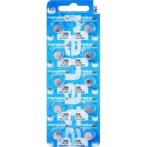 Knopfzelle Renata X396 SR726W silber 2 kg