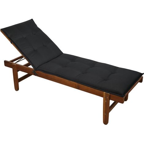 Coussin de sol ou Bain de soleil Collection Carbone noir