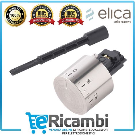 Perno e Manopola per Comandi per modello Box-In Elica  PRN0093036B + MNP0091808B CMDBOXIN (1/5)