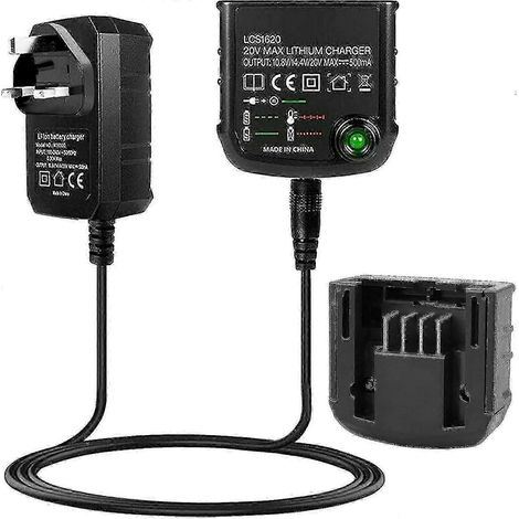 Chargeur de batterie Li-ion pour batterie Black & Decker 18 V Li-ion LCS1620 (1/5)