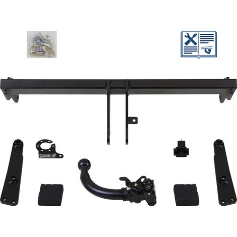 Attelage rotule démontable AUTO-HAK + faisceau Trail-Tec universel 7 broches - AUDI A4 B9 Avant (1/2)