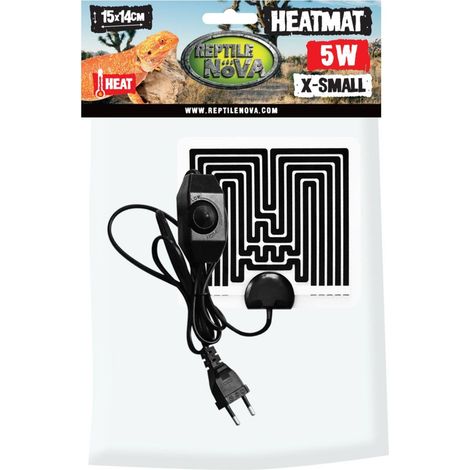 Reptile Nova Heizmatte-R100 XS - 5W verstellbare Heizmatte 15x14cm (1/5)