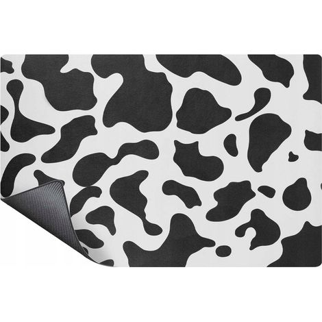 Saugfähige Matte für Kaffeemaschine 30x50cm rutschfest schwarz-weiß (1/3)