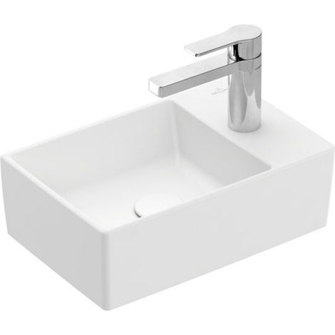 Villeroy & Boch Memento 2.0 Handwaschbecken, 1 Hahnloch, ohne (1/3)