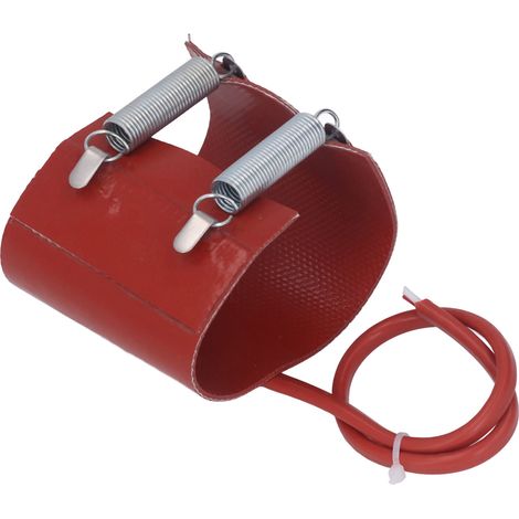 Plaque chauffante en silicone pour huile moteur, ignifugée, universelle et étanche, excellente isolation, 50 W, 24 V CC (1/5)