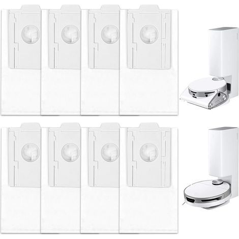Pack of 8 VCA-RDB95 replacement dust bags for Samsung Jet Bot AI+/Jet Bot+/Bespoke Jet Bot Combo AI Vacuum Clean Station, Jet Bot Vacuum Cleaner Accessories Parts (1/4)