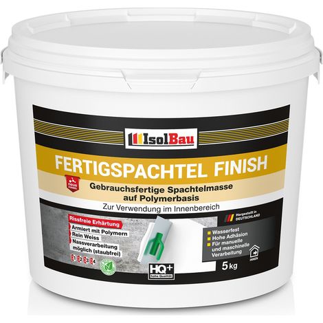 IsolBau Ready-Made Filler Fertigspachtel Finish 5 kg (1/5)