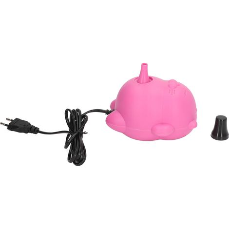 Pompe à ballons électrique rose - Design attrayant - Gonflage simple, efficace et rapide - Idéale pour l'école - Prise UE 220-240 V (1/5)