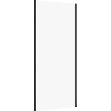 Cersanit Larga - Parete doccia 90 cm, nero/vetro trasparente S932-134 (1/2)