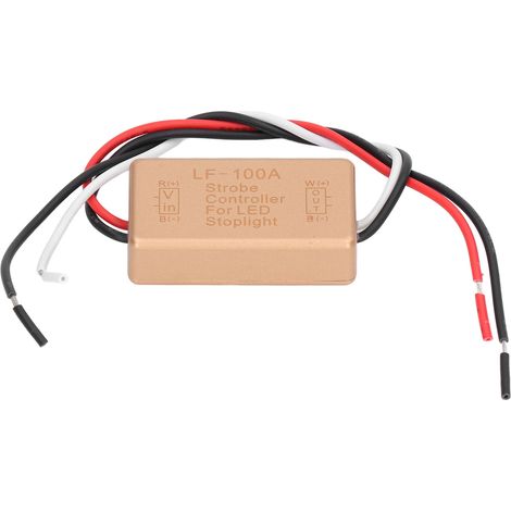 Contrôleur de clignotement stroboscopique pour feu stop arrière à LED, module clignotant pour voiture 12V-16V CC (1/5)