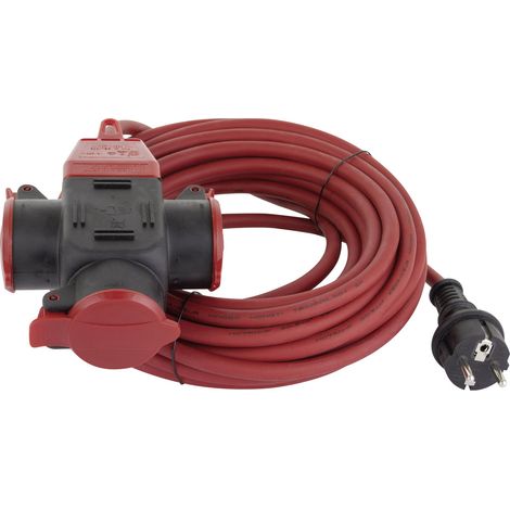 REV Verlängerung 10m 3 Wege IP44 (1/5)