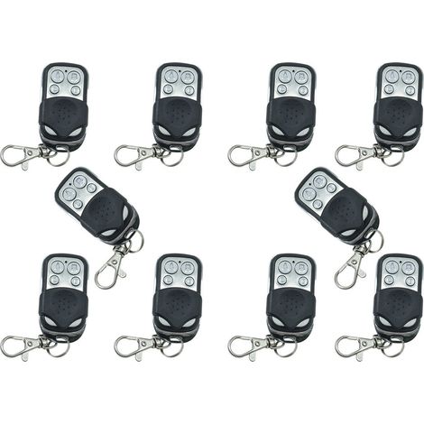Tempo di Saldi Set di 10 telecomandi universali per cancello automatico, codice fisso, frequenza 433,92 MHz (colori luce assortiti) (1/4)