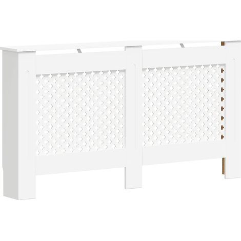Radiator Cover White 152x19x81.5 cm MDF vidaXL