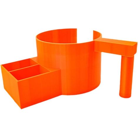 Portable cup holder, spill-proof, 15 x 7 x 7 cm, non-slip construction, versatile use, for cafes, camping, parties and outdoor gatherings (1/5)