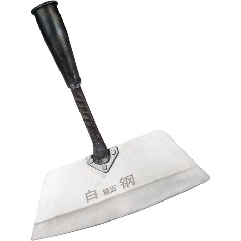 Bêche de Jardinage en Métal Trempé pour Désherbage Grattoir Multifonction, Outil de Jardin Ergonomique Compatible Manche, pour Entretien Extérieur (1/5)