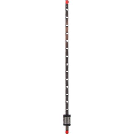 Rail de guidage linéaire MGN9 avec curseur et rail de guidage en acier à roulement, adapté aux équipements d'automatisation des machines-outils CNC, longueur 350 mm.