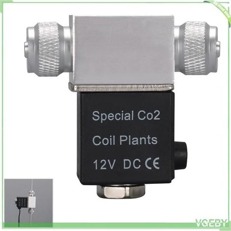 Électrovanne CO2 - FAFEICY - 12V silencieuse - Aluminium - Tête simple/double - Cordon 90 cm (1/5)