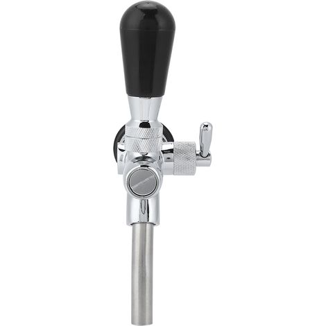 Robinet de bière réglable en laiton chromé et acier inoxydable avec filetage G5/8 po et accessoires pour fûts de bière (1/5)