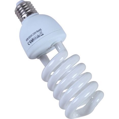 UVB Bulb Compact Fluorescent Reptile Bulb for Tortoise Lizard Succulent Plants Enhance D3 Synthesis Increase Calcium Absorption 45W 220-240V E27 (1/3)