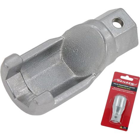 Neilsen Valve Adjustment 17mm Car Vehicle Socket For Mercedes Benz 1/2" Drive