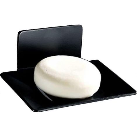 Porte-savon en aluminium - Fixation murale autocollante sans perçage - Pour salle de bain, douche, cuisine (1/2)