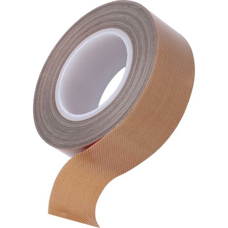 Rouleau de ruban adhésif PTFE, adhésif haute température, ruban d'étanchéité et d'isolation pour machines sous vide, 0,25 mm x 13 mm x 10 m (1/5)