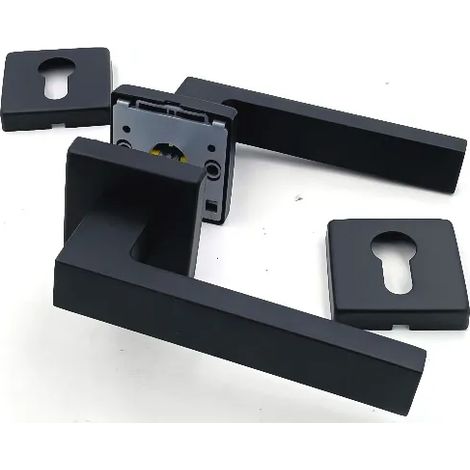 MANIGLIA GPB YORK-Z RBQ YALE NERO OPACO (1/4)