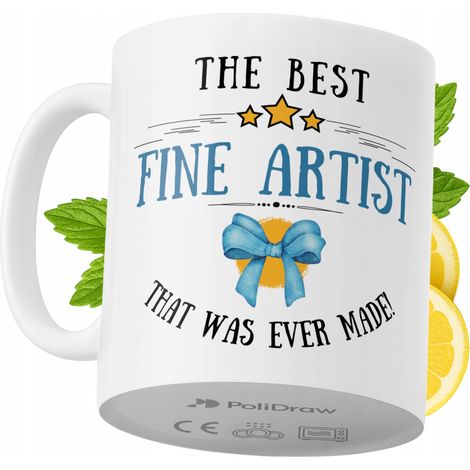 Lustiger Kaffee- oder Teebecher mit witzigem Textdesign für Künstler – ideal für Geburtstage, Namenstage, Feiertage und besondere Anlässe. Hochwertiger Becher für Zuhause, Büro und Arbeit. Farbe: Weiß