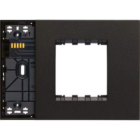 VIMAR - 32613.G XT 3M Support mixte avec plaque noire