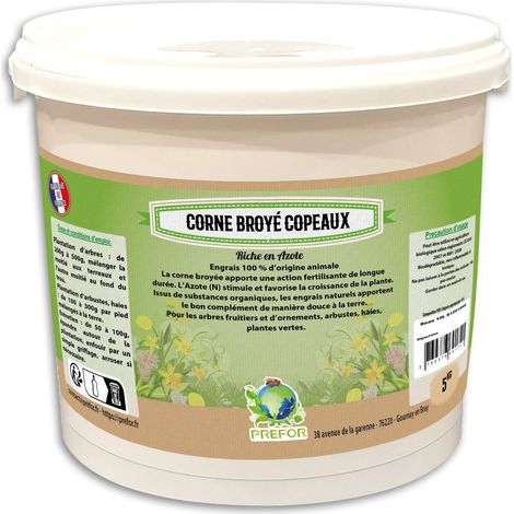Corne broyée seau 10L 5kg
