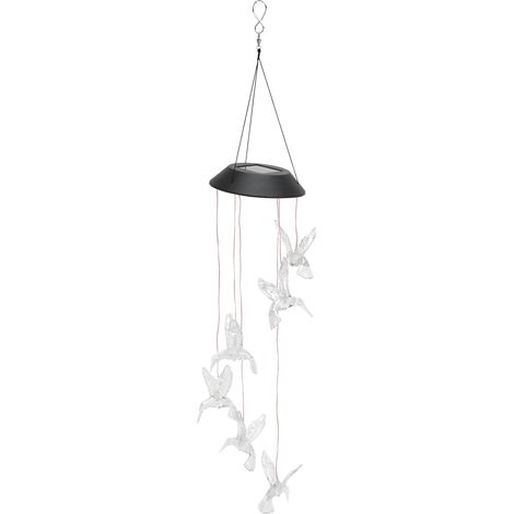 Lampe Solaire Colorée LED IP45 tanche Solaire Carillons oliens Lampe pour Jardin CourtyardTransparent (1/5)