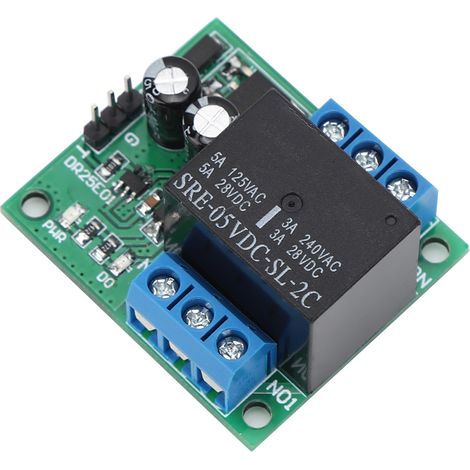 Module relais DPDT DR25E01, bipolaire, bidirectionnel, bistable, à verrouillage automatique (DC6-24V) (1/5)