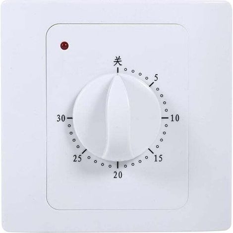 Mechanischer Zeitschalter, MAGT 220 V 10 A 30 Min. Digitaler elektrischer Zeitschalter mit intelligentem Countdown-Timer