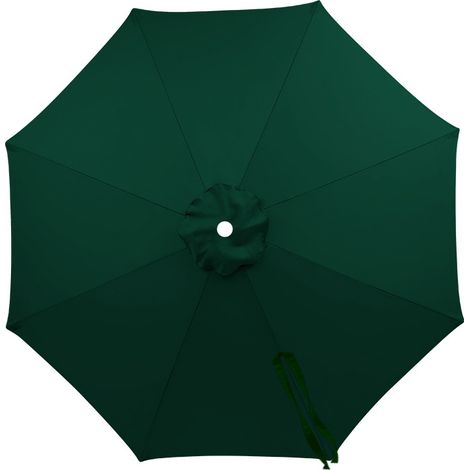 Housse de remplacement parasol 3m 8 baleines, toit de parasol de jardin extérieur (1/5)