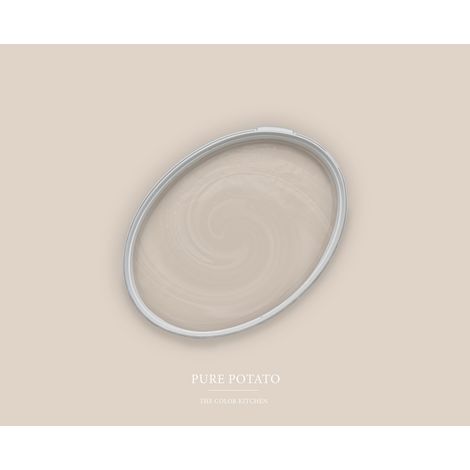 Wandfarbe Beige matt  The Color Kitchen Pure Potato  Exklusive Innendispersion Hohe Farbintensität  2.5 Liter (1/5)