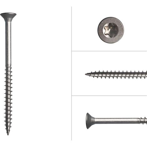 Spanplattenschrauben Edelstahl A2 5 x 70 mm Torx 25 - 200 Stück
