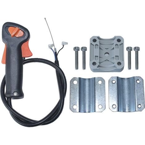 Kit de Câble d'Accélérateur avec Poignée et Interrupteur pour Stihl FS75 FS80 FS85 Taille-Herbes et Coupe-Bordures (1/5)