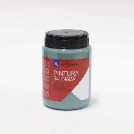 La Pajarita Pintura Satinada al Agua Verde Jade 35ml – Pintura Multisuperficie, Acabado Satinado, Alta Cubrición (1/4)