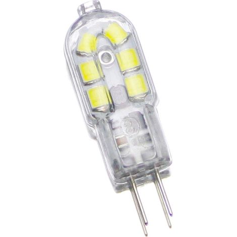 Ampoule LED G4 2W, lumière blanche froide 6000K, peut remplacer une ampoule halogène 20W, ampoule LED capsule G4 12V, paquet de 10. (1/5)