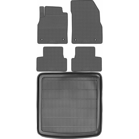 Chevrolet Cruze Kombi de 2012 SET - Alfombrillas de goma para coche + alfombrilla para maletero