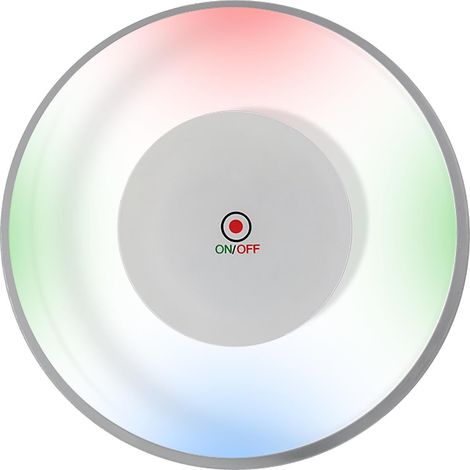 Sous-Verre LED - Transparent Acrylique - Diamètre 10 cm - Lumières Chaudes/Froides - 3 Modes Clignotants/Constant - Pour Cocktails Et Boissons Froides - Lot De 6