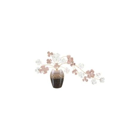 Vase mural en fer neuf cm 87,5x6x46 (1/5)