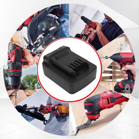 L'adaptateur de batterie est compatible avec les batteries au lithium Bosch BAT622, BAT609 et BAT618G de la série 18V GBA, les convertissant en batteries au lithium SKIL 20V pour une utilisation avec (1/5)