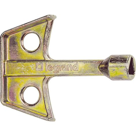 Clé métal pour empreintes triangle mâle de 6,5mm LEGRAND 036539