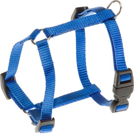 Ferplast CHAMPION P Pettorina in nylon per cani. Vari colori, varie misure.. Variante EXTRA SMALL - Misure: A: 22-28 cm B: 25-38 cm 10 mm - Blu