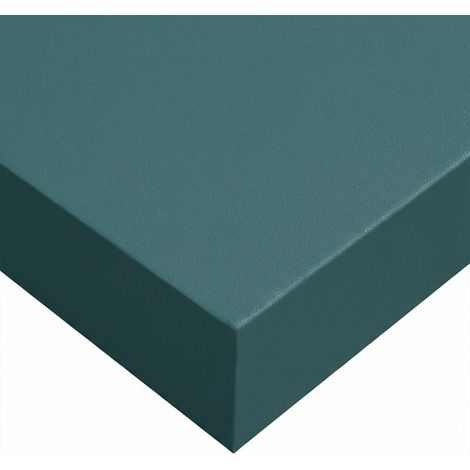 DIMEXACT - Papier peint autocollant bleu canard mat - 60 cm x 0.5 m - En Rouleau (1/3)