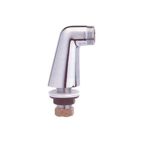 Colonnette luxe monobloc fondue - Avec écrou 1/2-14 - Sortie Mâle 3/4 - La paire